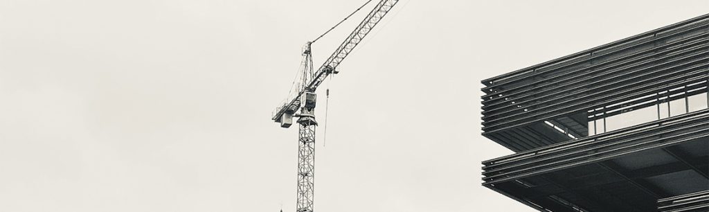 Construction, rénovation, travaux, grue