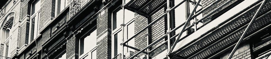 Immeuble échafaudage
